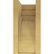 Ekena Millwork 11"W x 11"D x 22"H Wide Rockford Rough Cedar Woodgrain TimberThane Corbel, Primed Tan CORUR11X11X22ROCRCPR - alternate 6